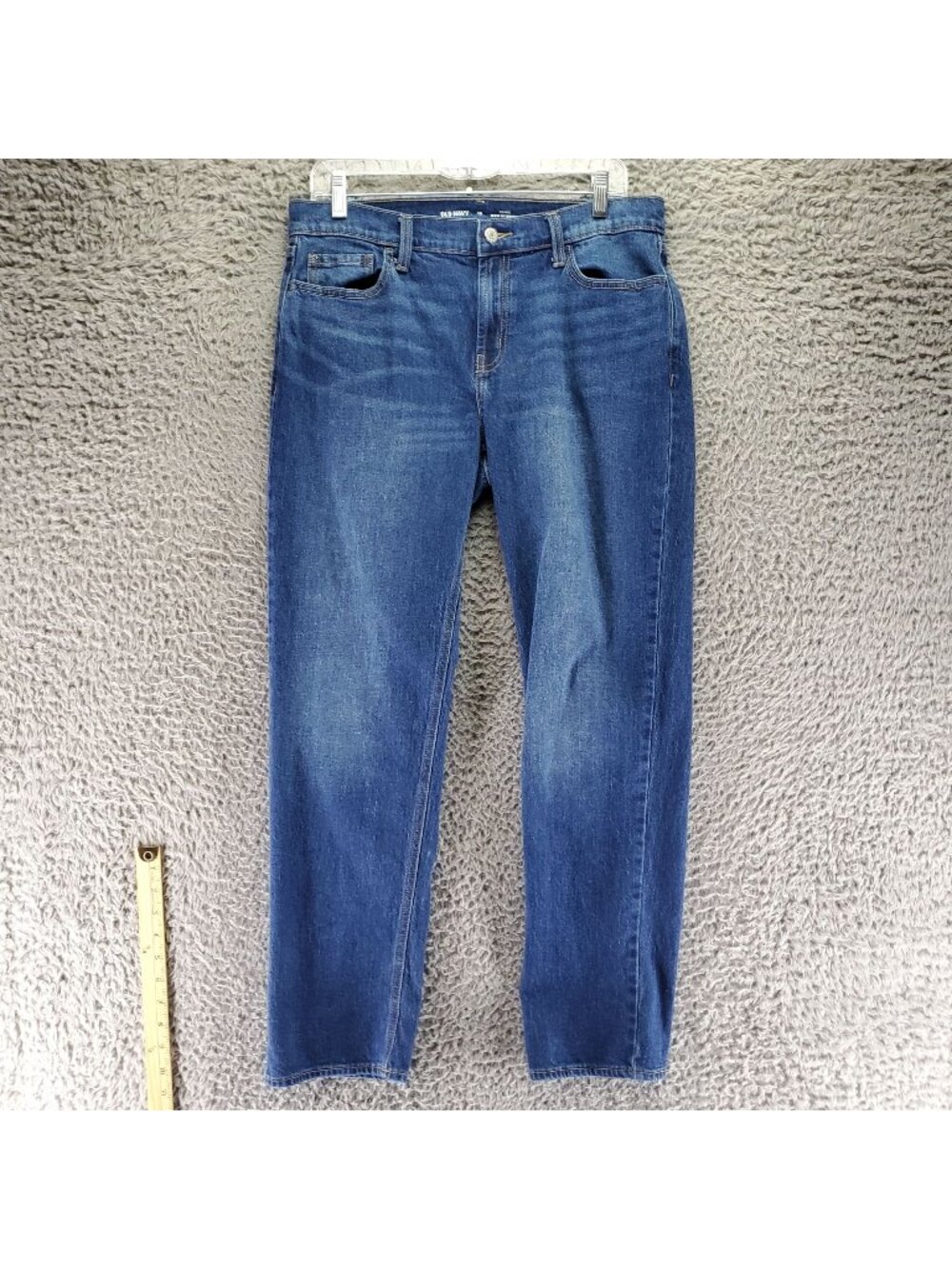 Old Navy Jeans Womens 10 Blue Wow Boyfriend Stretch Denim *Read*